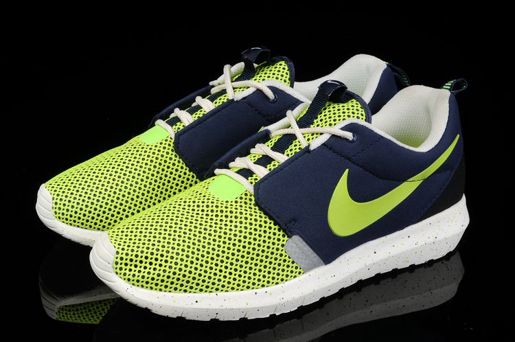 NIKE RUN NM Roshe BR 3M vert bleu fonce (1)